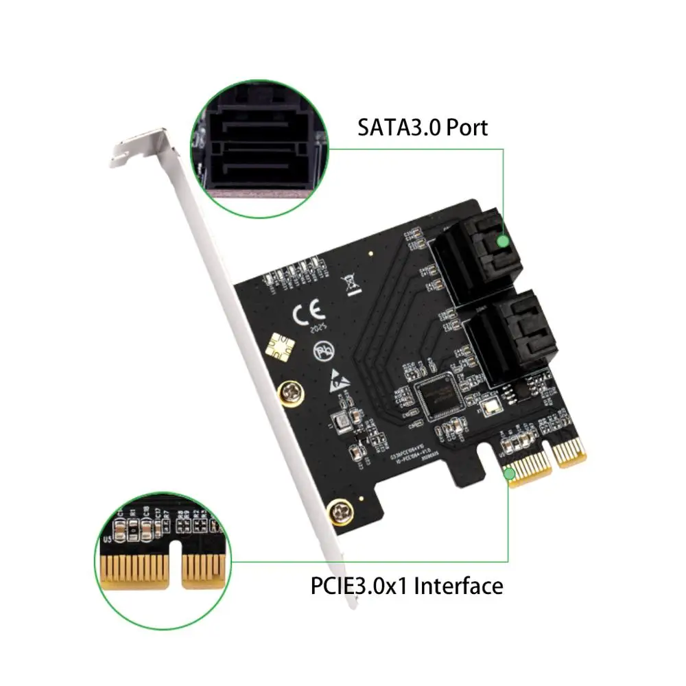 чиа майнинг pcie 4 порта 6g sata iii 30 карта