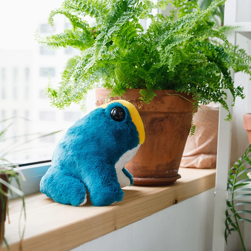 Мягкие игрушки BOOMTS лягушки &quotКватя&quot из искусственного меха для детей и