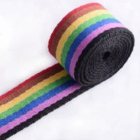 multi color webbing cotton belt stripe ribbons 1 5grosgrain ribbon bag belt ribbon bag webbing garment textile sewing