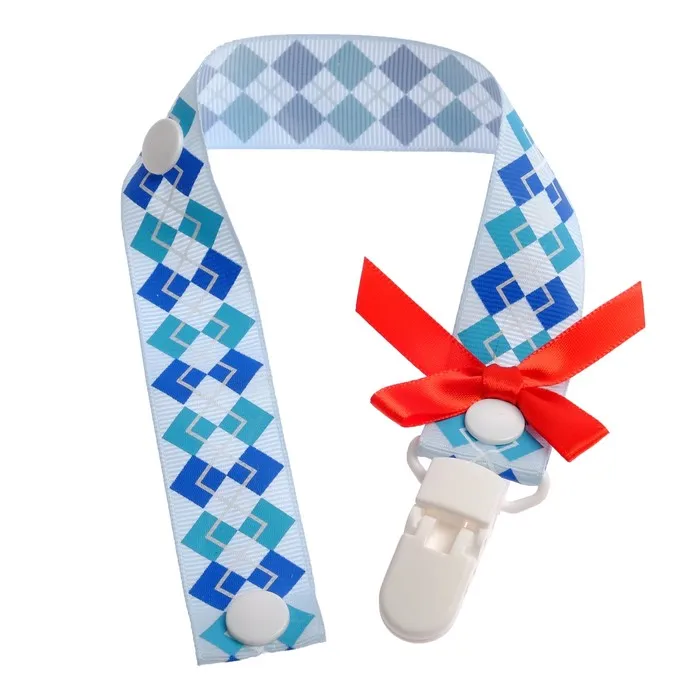 Держатель для пустышки ниблера Джентльмен на ленте |