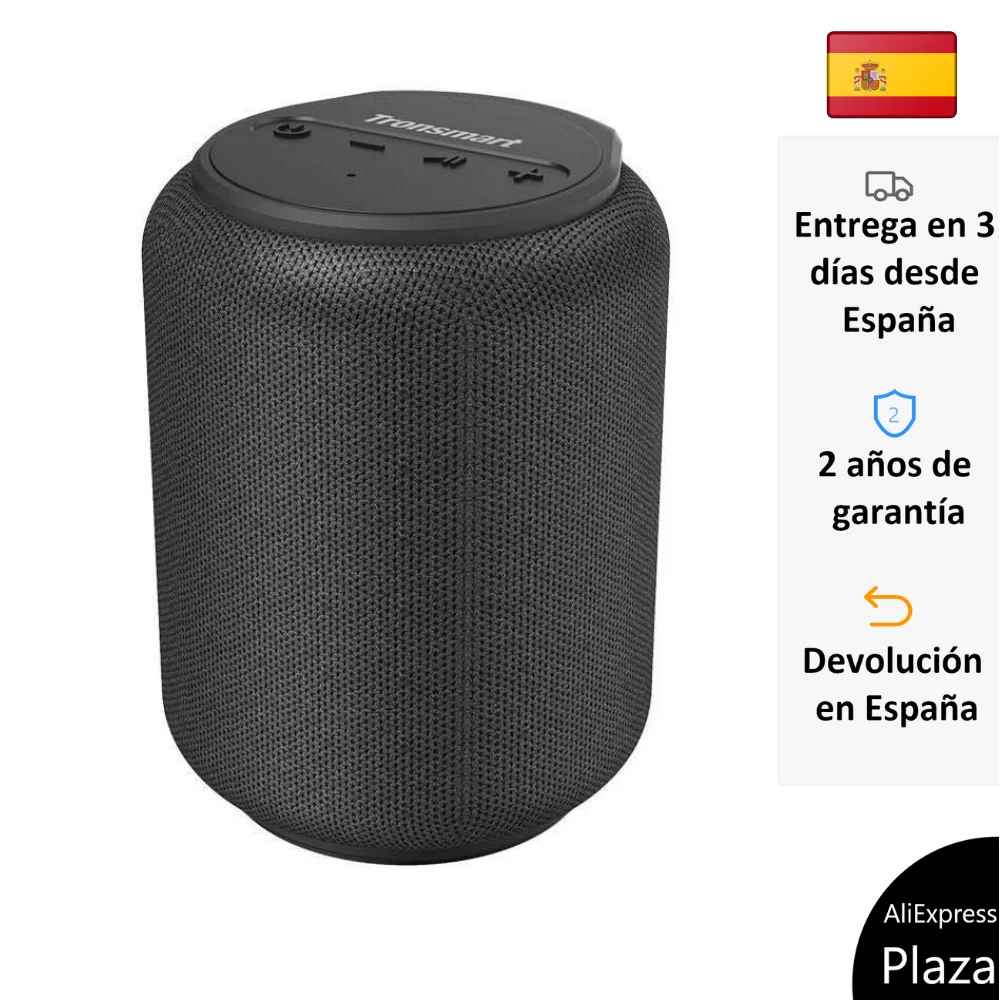 Tronsmart Bluetooth динамик T6 Mini портативный динамик с окружающим звуком 15 Вт, защитой от воды IPX6 и функцией TWS.