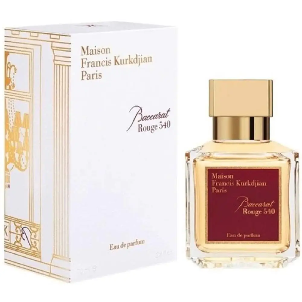 

New Brand Perfume Luxury Women Long Baccarat Rouge 540 Female Parfum Femininity Lady Glass Bottle Atomizer Water 70 ml