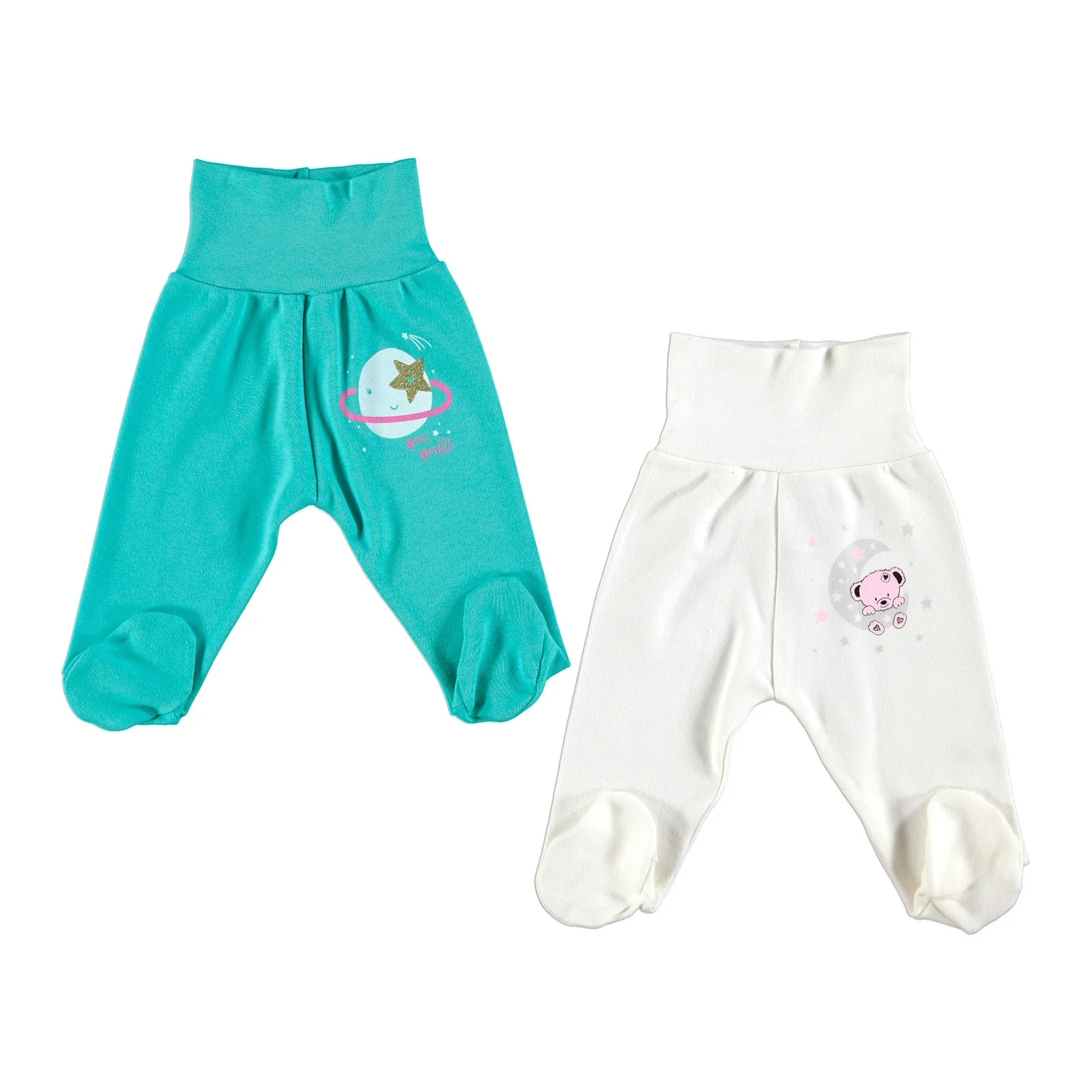 Ebebek HelloBaby/Детские широкие складные повседневные штаны с резинкой на талии