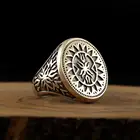 Pukka реальные 925 стерлингового серебра ручной работы кольцо для мужчин без камень циркон оникс Aqeq Оптовая Продажа Модные Винтажные подарок