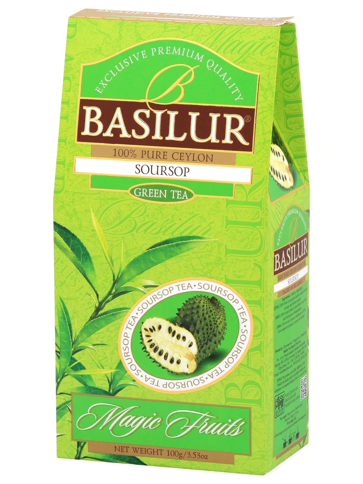 Чай зеленый Basilur 71318-00 Волшебные фрукты &quotСаусеп&quot 100 г. | Продукты