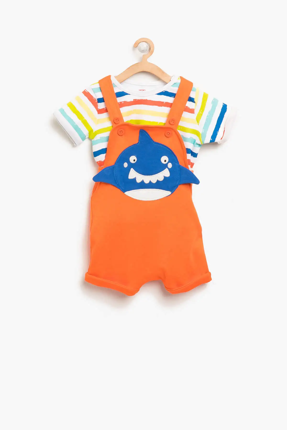 Coton Kids оранжевый мужской костюм для малышей |
