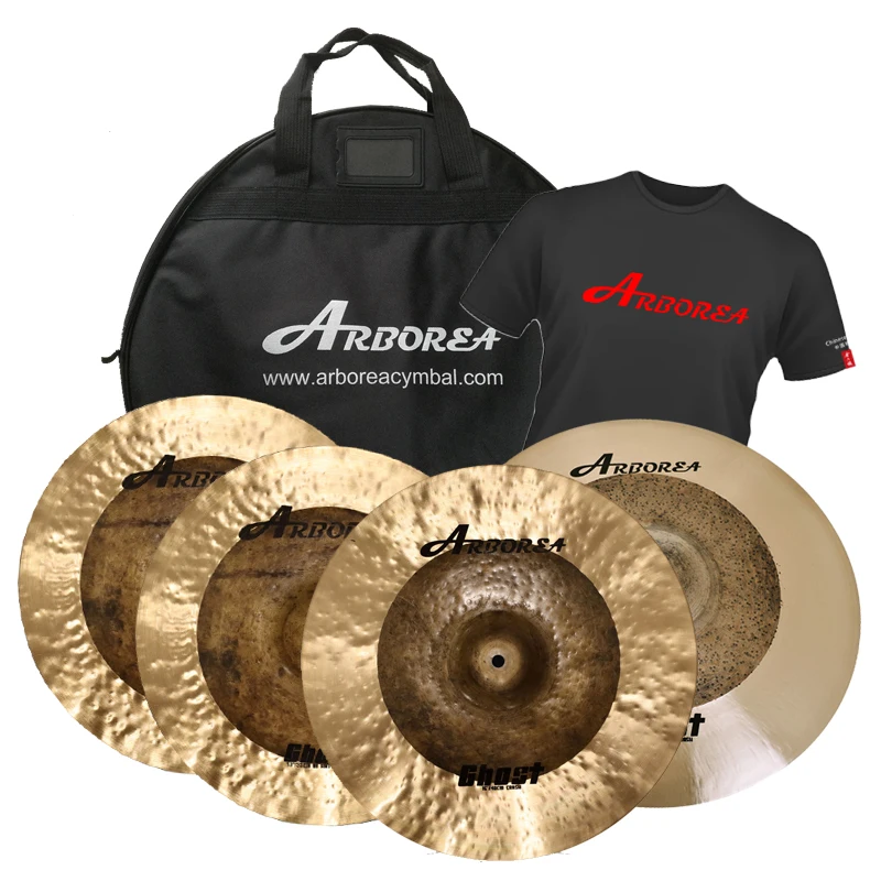 Тарелка Arborea Ghost Series Набор тарелок 14 дюймов HIHAT + 16 авария 20 катание сумка для