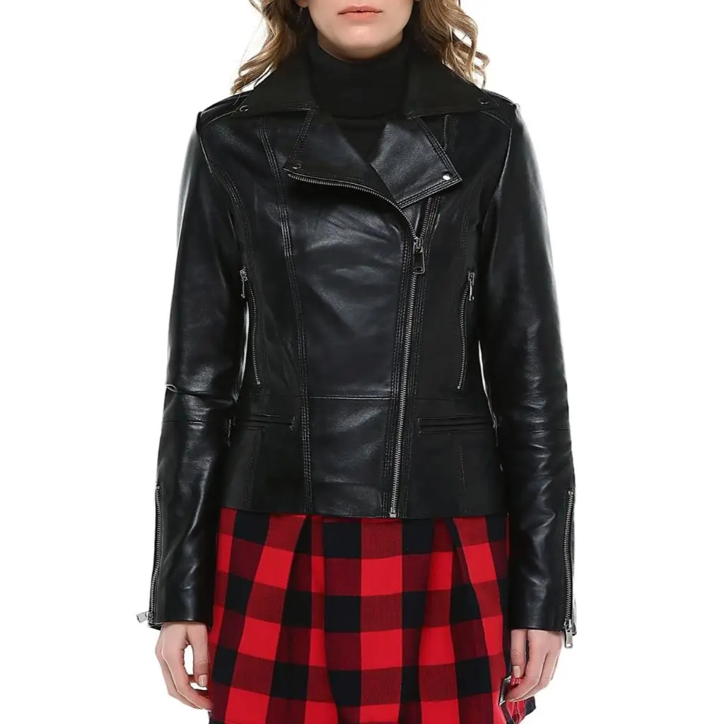 Women Leather Jacket Genuine Real Leather Jacket leather Coat lambskin coat Female Jacket Genuine Leather Women's Black Coat