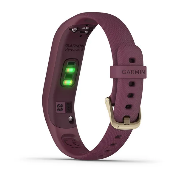 Фитнес-браслет Garmin Vivosmart 4 бордовые с золотом | Электроника
