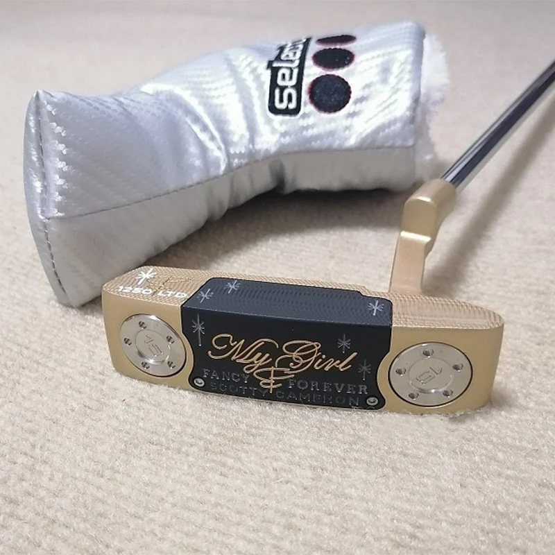 

Golf Club Putter Strip Golden Putter Practice Using Putter