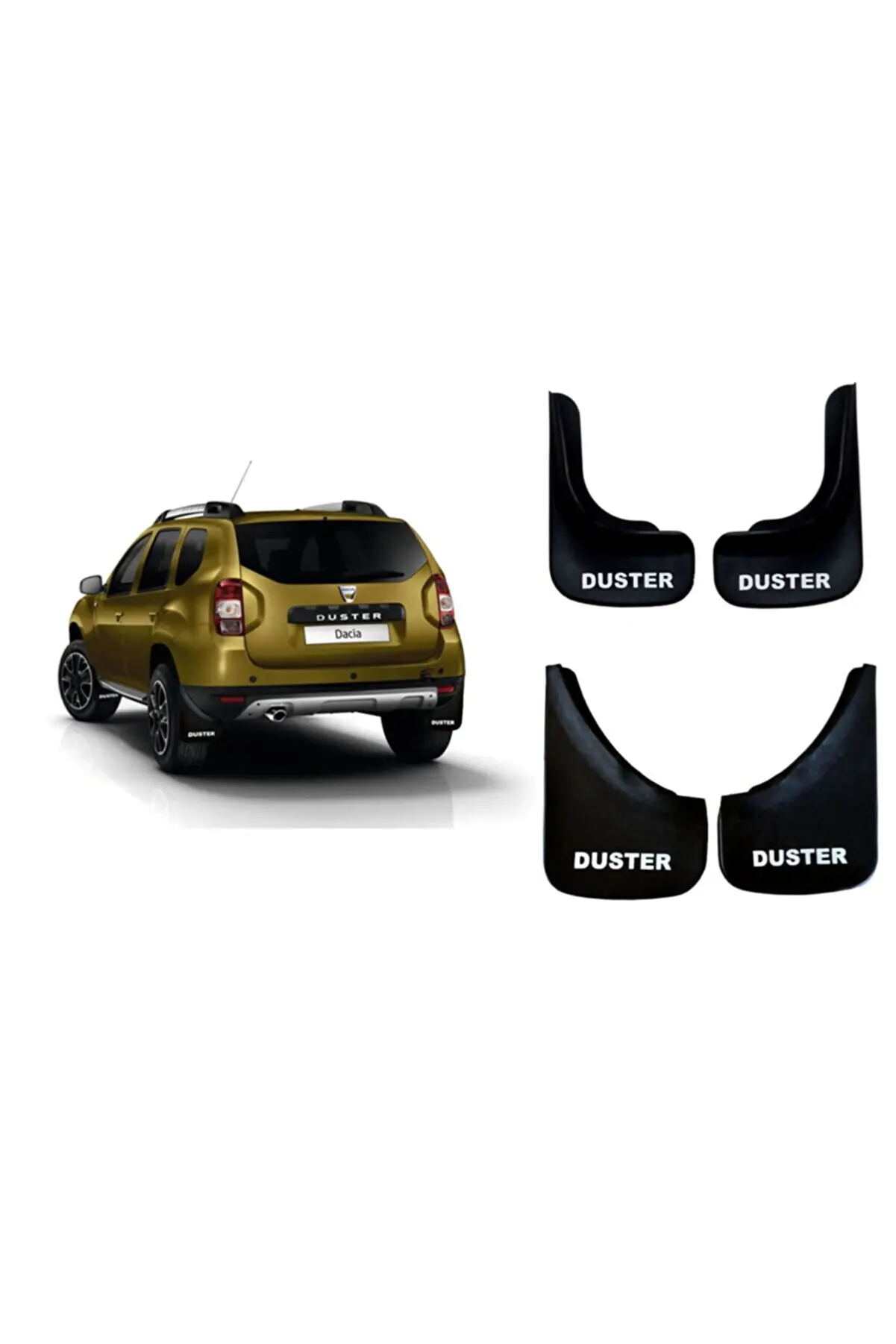 

Mudguard Set for Dacia DUSTER 2010-2022 Models 4 Pieces Mud Flap Material Auto styling Accessory Ornament Diffuser Guard Fender