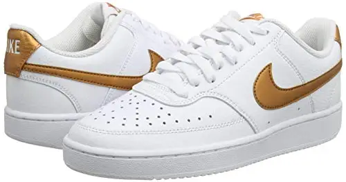 Кроссовки Nike Court Vision Low, женские кроссовки, белая металлическая  медь, 40 EU - купить по выгодной цене | AliExpress