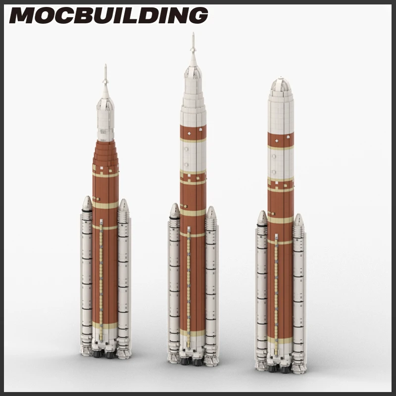 

Rockets Space Launch System Family 1:110 Scale Bricks Moc Building Blocks Star Movie DIY Model Kid Toys Birthday Gift Playsets
