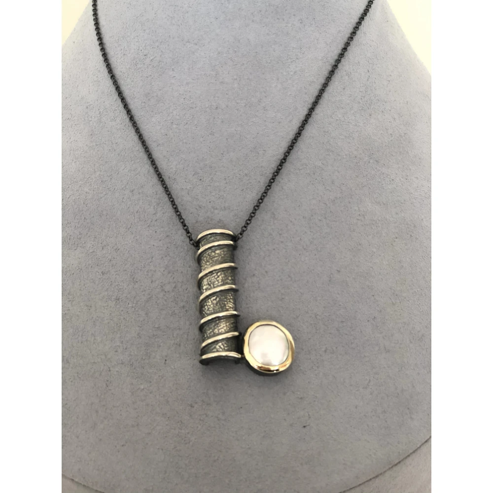 ?? 手作り天然真珠黄色のペンネックレスレディースチェーンジュエリーチョーカー石エレガントな記念日誕生日ギフト2021