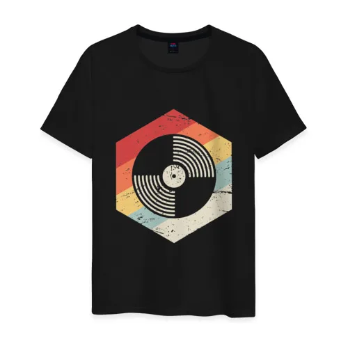 Мужская футболка хлопок Vinyl | одежда