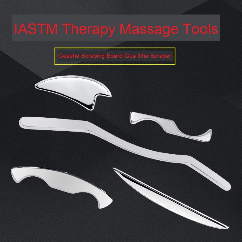 

Терапевтические массажные инструменты из нержавеющей стали IASTM, массажер для глубоких тканей, релаксация мышц Guasha Fascia, релаксация мышц