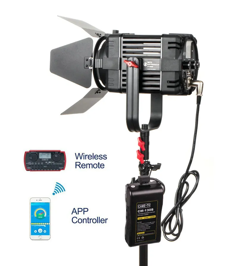 CAME-TV Boltzen MKII 100w Fresnel Fanless Focusable LED Daylight 29700 Lux@1m Led video light | Электроника