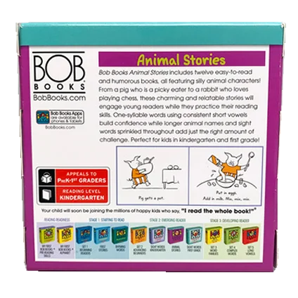 Книги с животными Bob подарок детства детская книга для чтения активности |