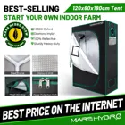 Тент для выращивания растений Марс, 1680D, 120x60x180 см, водостойкий, нетоксичный