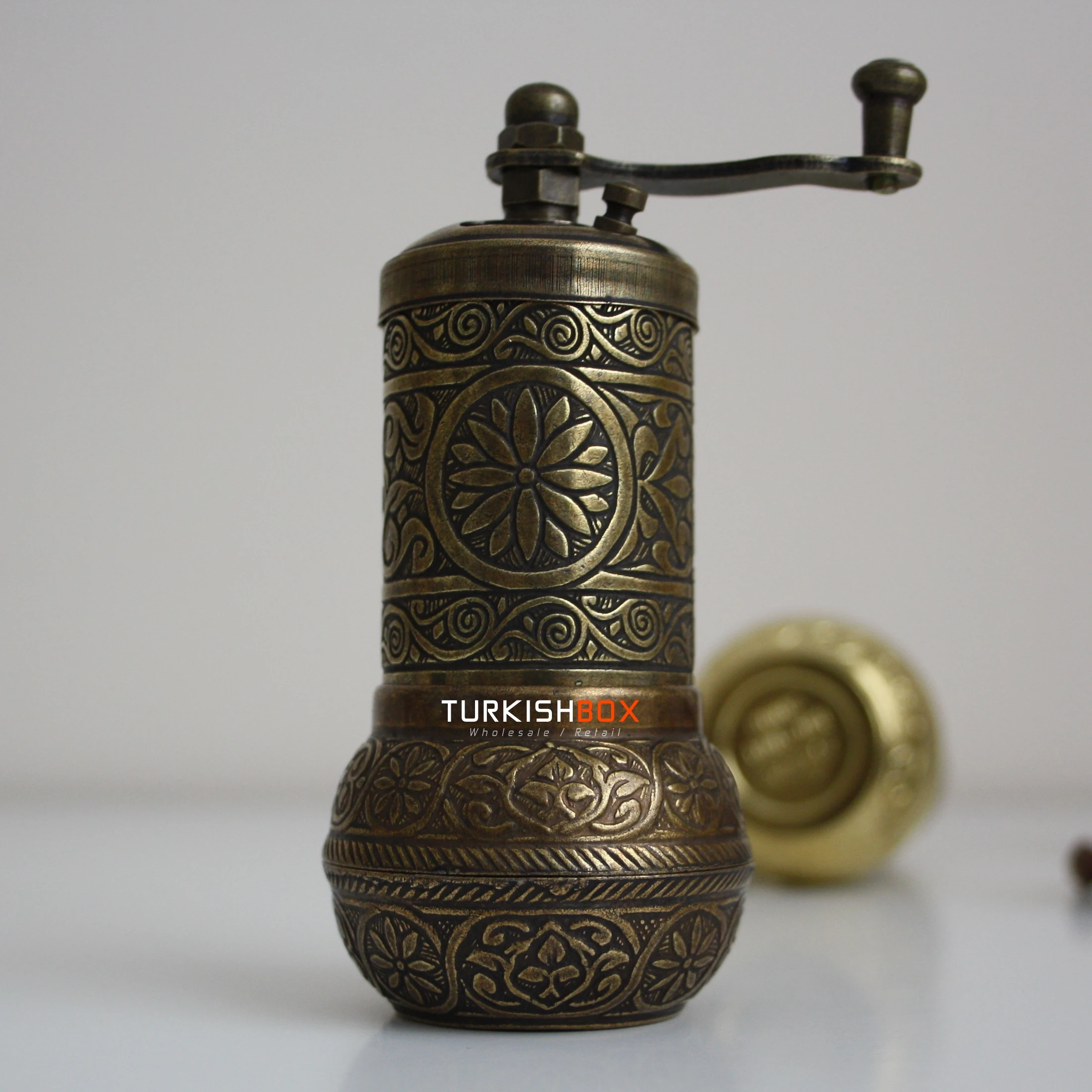 Турецкий Перец Измельчители Винтаж Стиль ручной работы для специй мельница