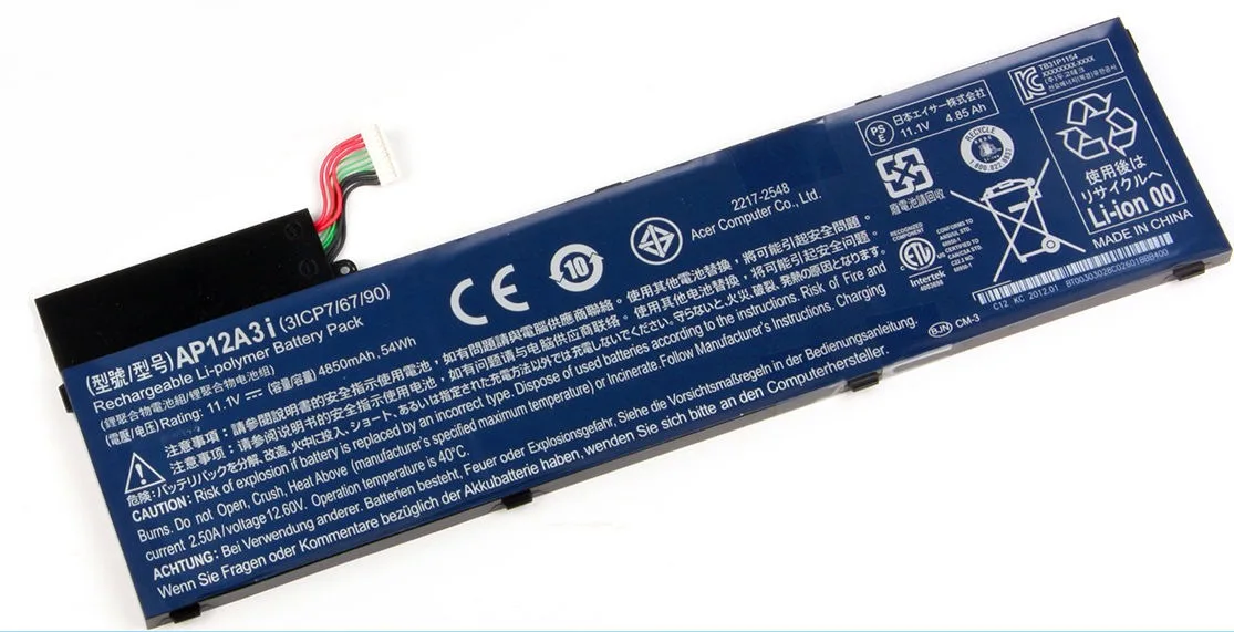 Аккумулятор для ноутбука Acer Aspire M3-581 M5-581 W700 (11.1V 4850 mAh) |
