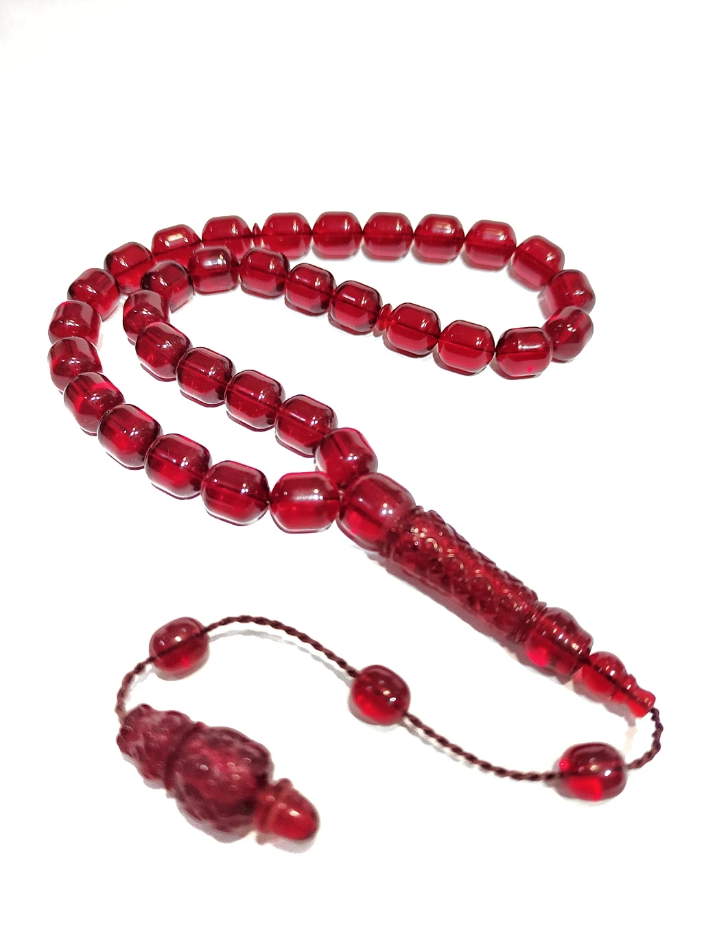 Islamic Tasbih Muslim Rosary Beads 33 Prayer Rosary For Men Bracelet For Men Accessory Squeeze Amber Stone Handmade Turkey 05