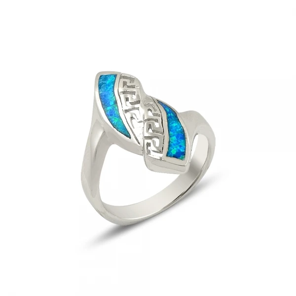 

Серебряное 925 пробы кольцо с опалом
