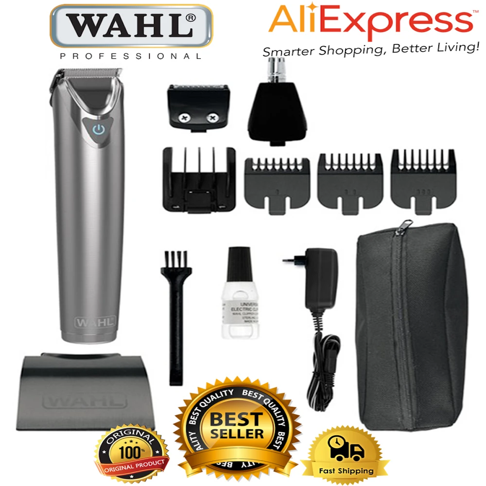 

ORIGINAL Wahl LITHIUM Stainless Steel Hair Clipper 9818-116 Hair Clipper Razor Shaver Complete Haircutting Kit Haircut Shaver