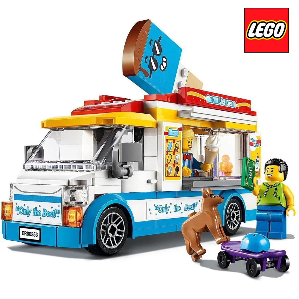Грузовик для мороженого LEGO City 60253 оригинал детей новая игрушка подарок на день
