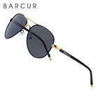 Очки-авиаторы BARCUR поляризационные для мужчин и женщин, Классические солнечные очки-авиаторы