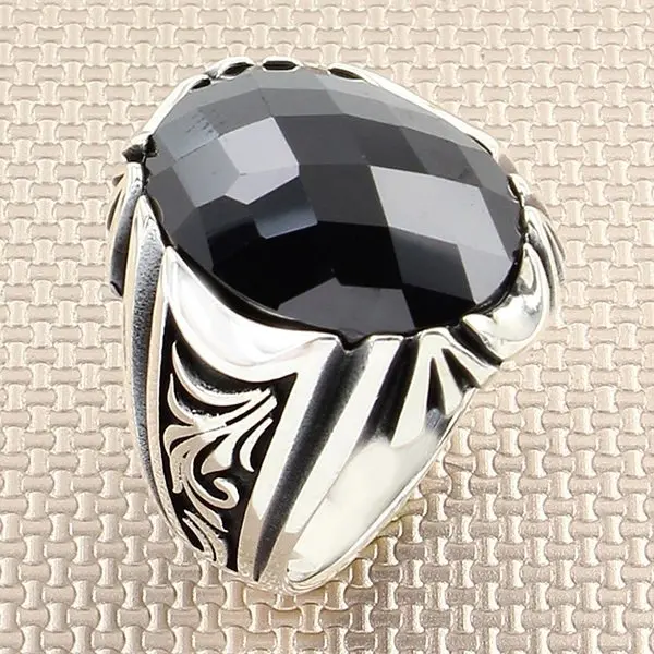 

Silver Ring For Men 925 Made in Turkey With Zircon Stone.. Guaranteed High Quality