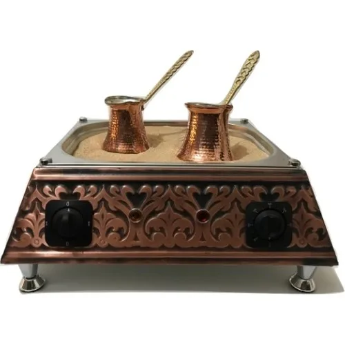 Медная кофемашина Happy Copper Kumda медный песок Турецкая Арабская электрическая