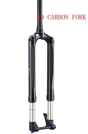 27.5 Racework RS1 ACS Solo Air 29 100 предсказательная рулевая подвеска велосипедная углеродная вилка с ускорителем - Цвет: 27.5