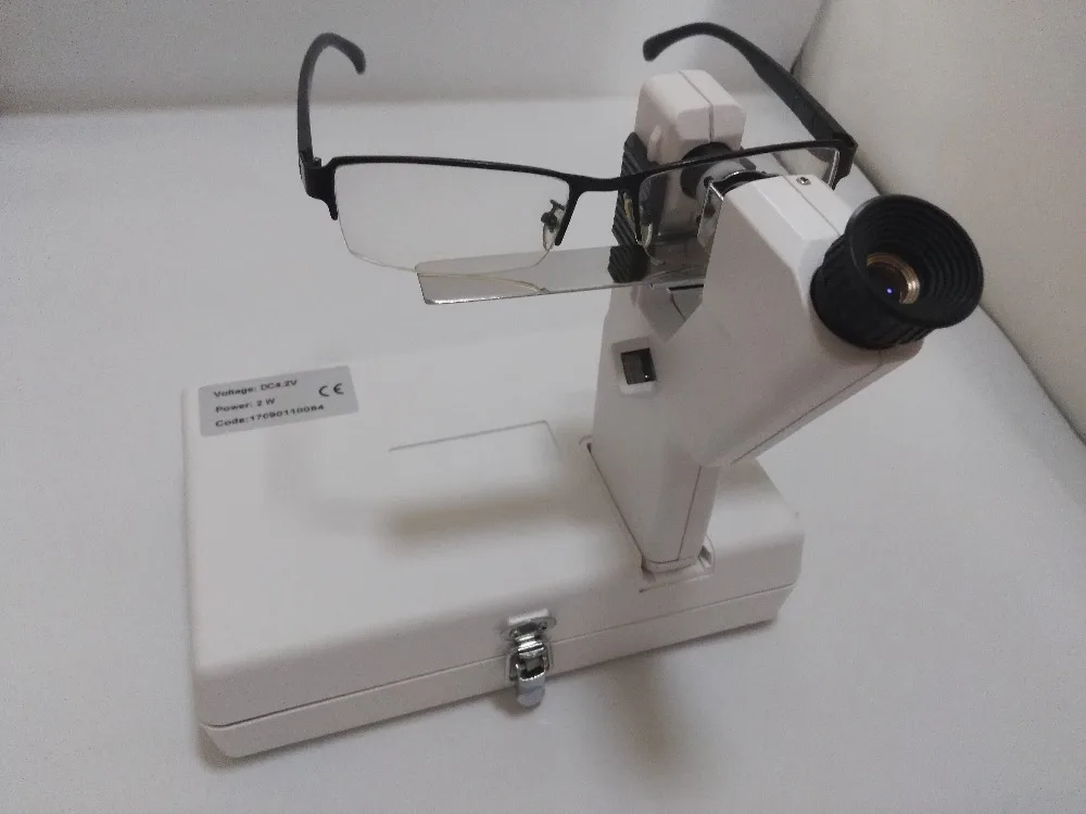 Ручной Lensmeter Lensometer Focimeter оптическая машина DC 3 V