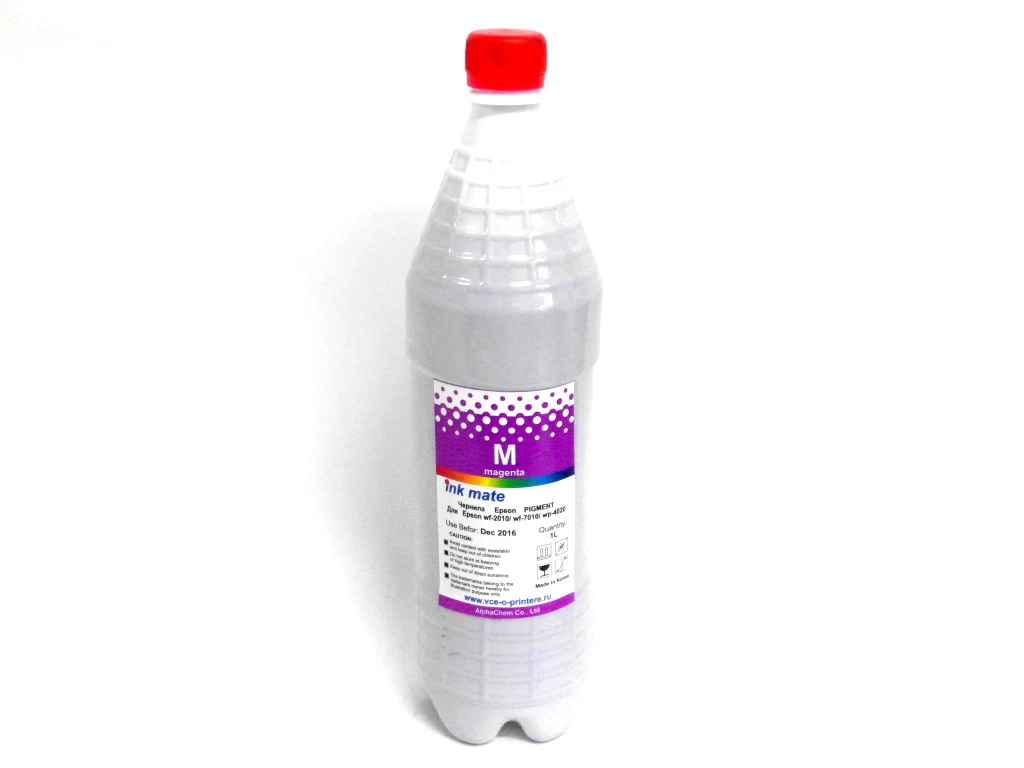 Чернила пигментные Magenta (пурпурные) 1 литр для Epson SX125/ TX210/ WF7015/ WF7610 |