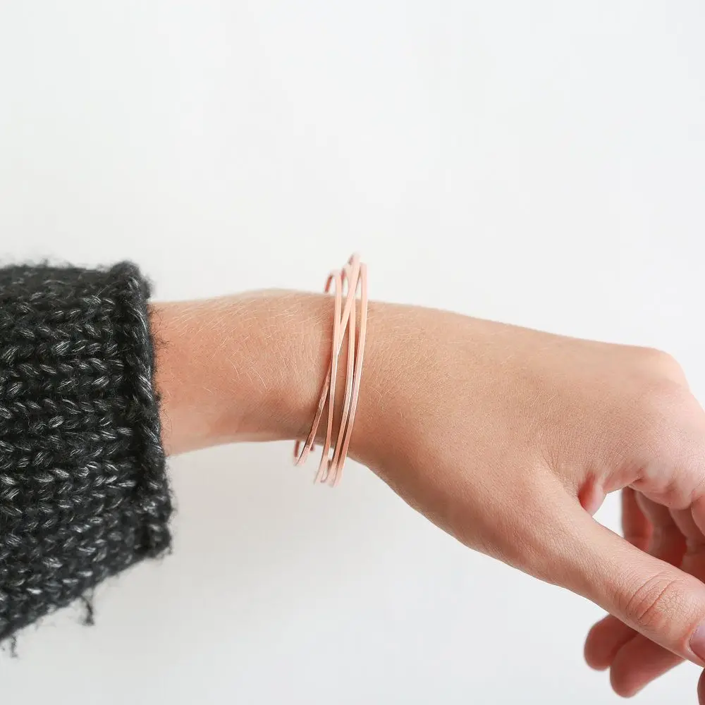

SUNIBI Trendy Adjustable Women Bangles 316L Stainless Steel Simple Smooth Cuff Bangle Bracelet Party Gifts Jewelry Dropshipping