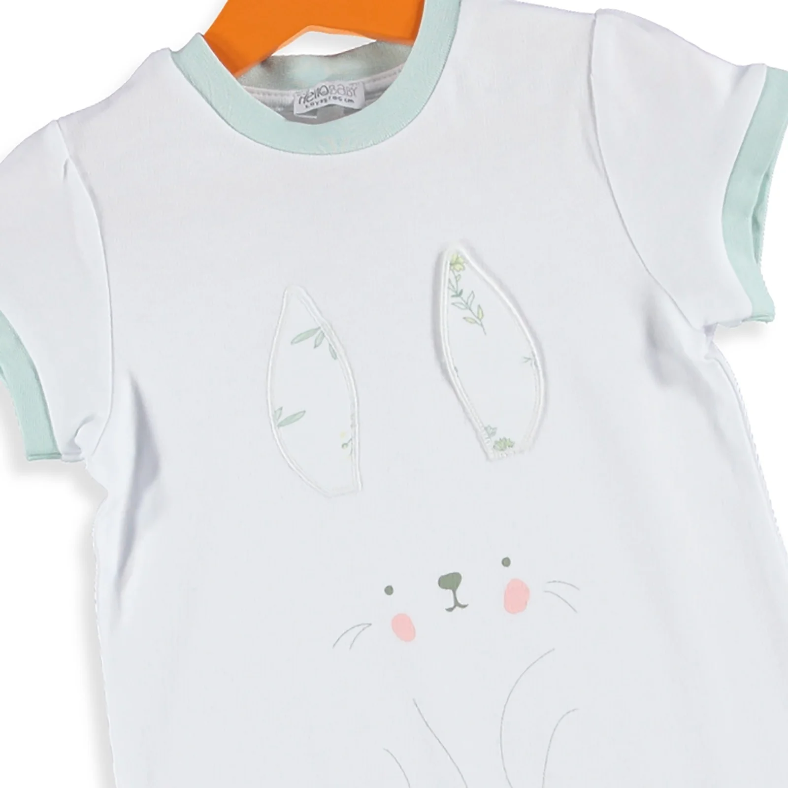 Ebebek HelloBaby/комбинезон с короткими рукавами и принтом кролика для маленьких