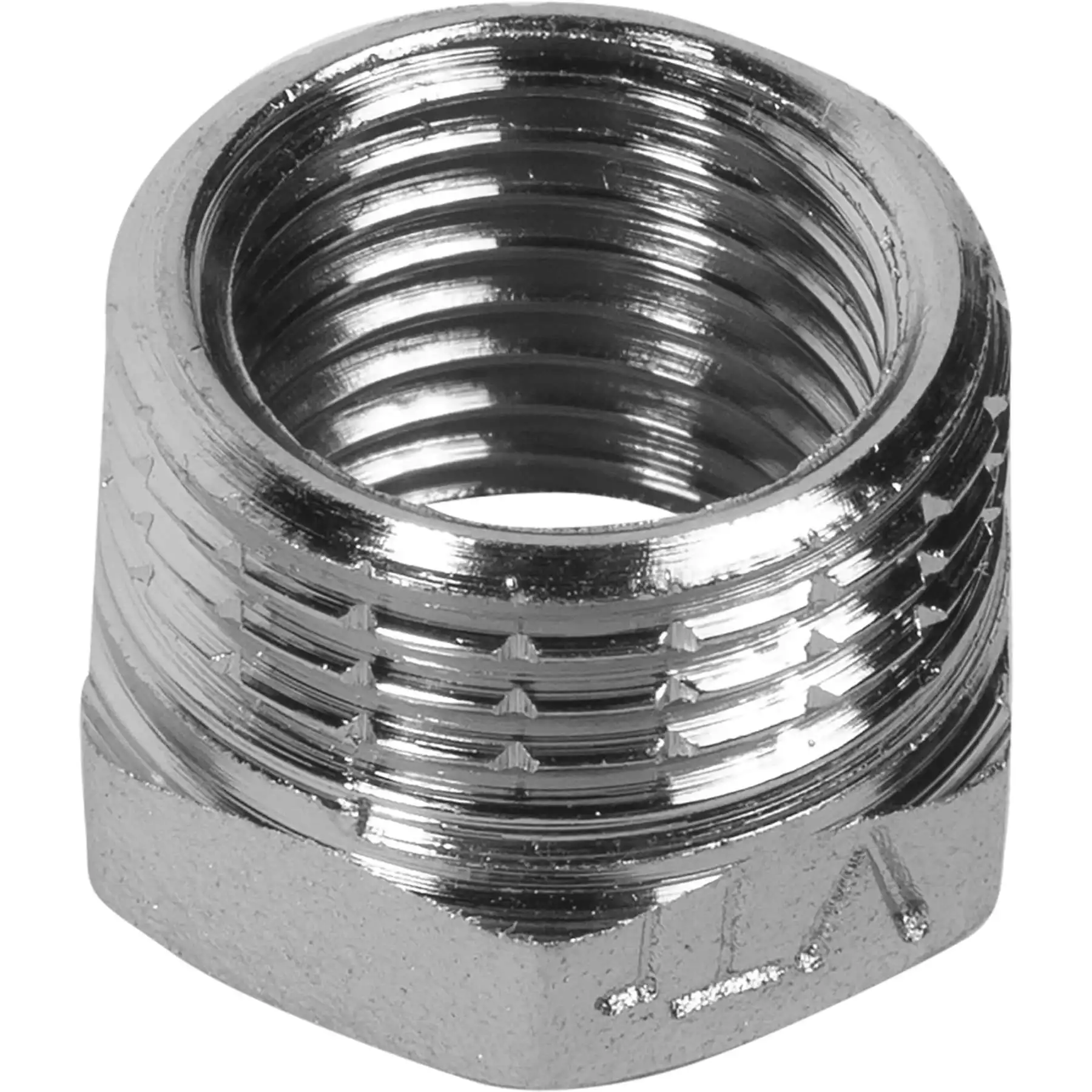 Футорка Valtec наружняя внутренняя резьба 3/8"х1/4" мм никелированная