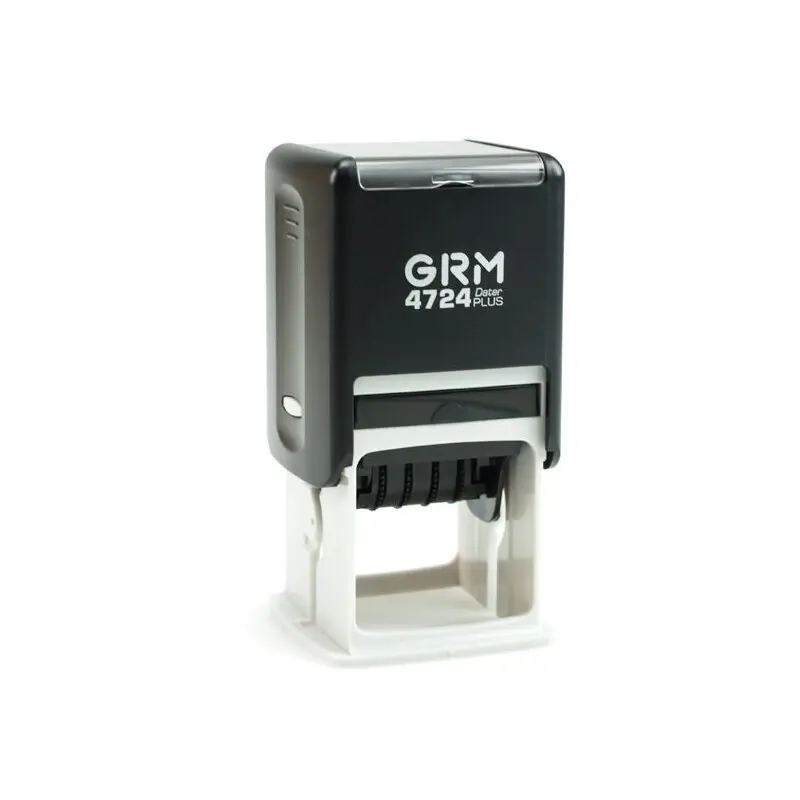 GRM 4724 Plus. Датер с полем для текста 40x40 мм рус. | Канцтовары офиса и дома