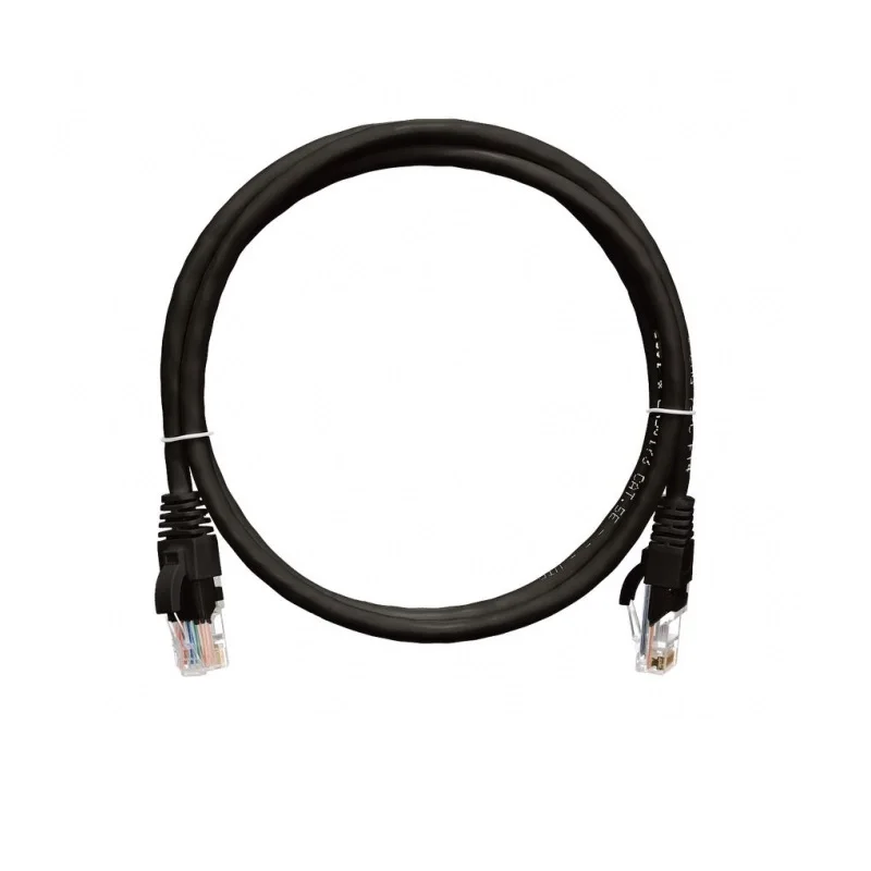 Коммутационный шнур NIKOMAX NMC PC4UD55B 030 BK U/UTP 4 пары Кат.5е 2хRJ45/8P8C T568B многожильный