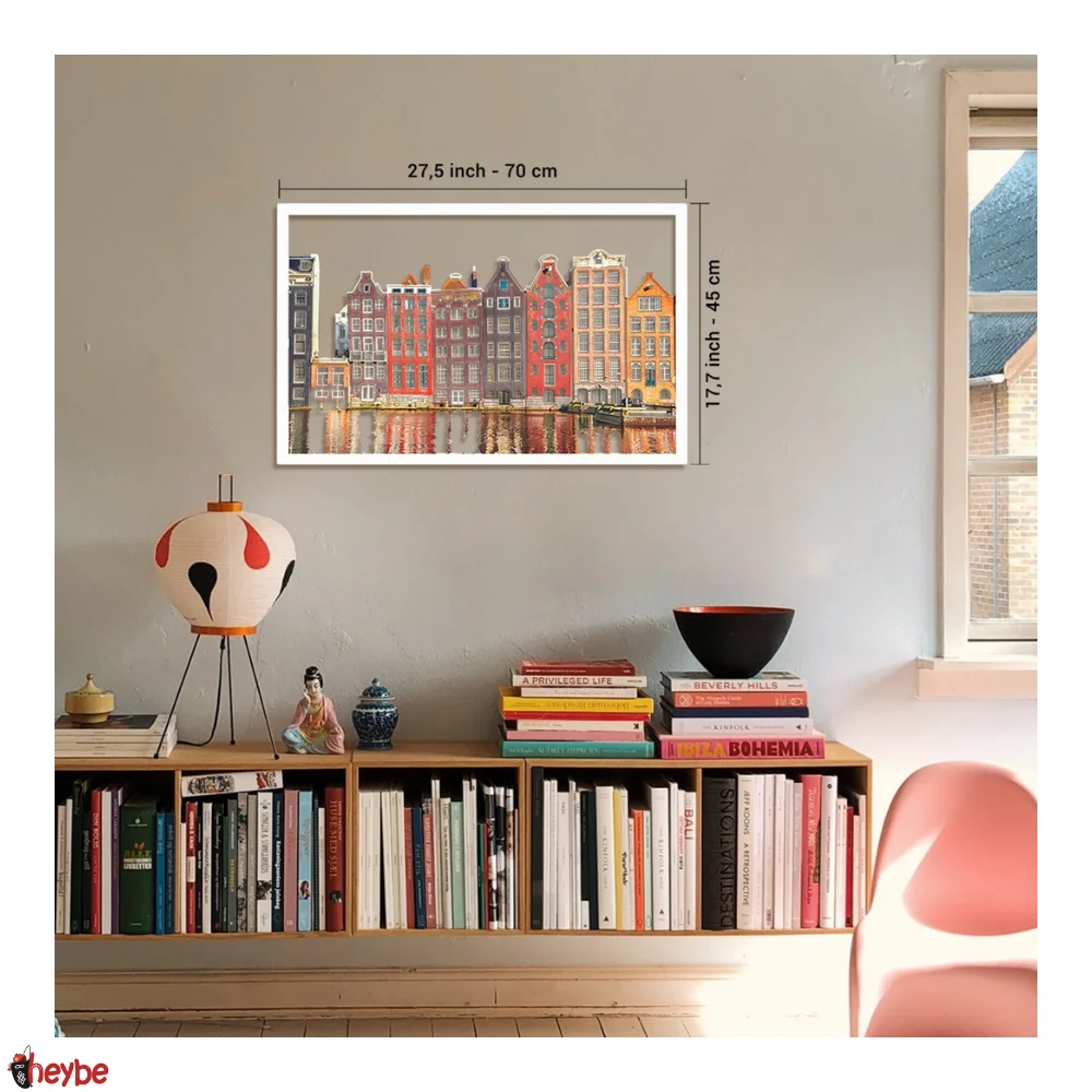 Цветные металлические стены Искусство Амстердам Дома Живопись Домашний офис