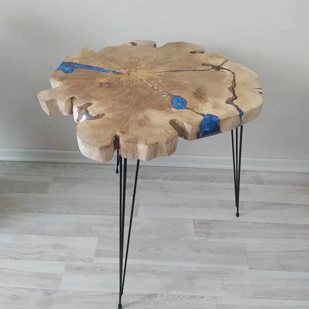 

Epoxy coffee table Epoxy table home decoration handmade lux epoxy casting coffee table trend walnut tree black pine tree juniper