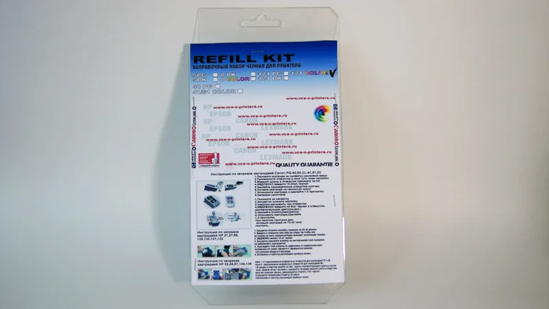 Заправочный набор со шприцами для цветных картриджей Canon CLI-8 CL-41/ 38 |