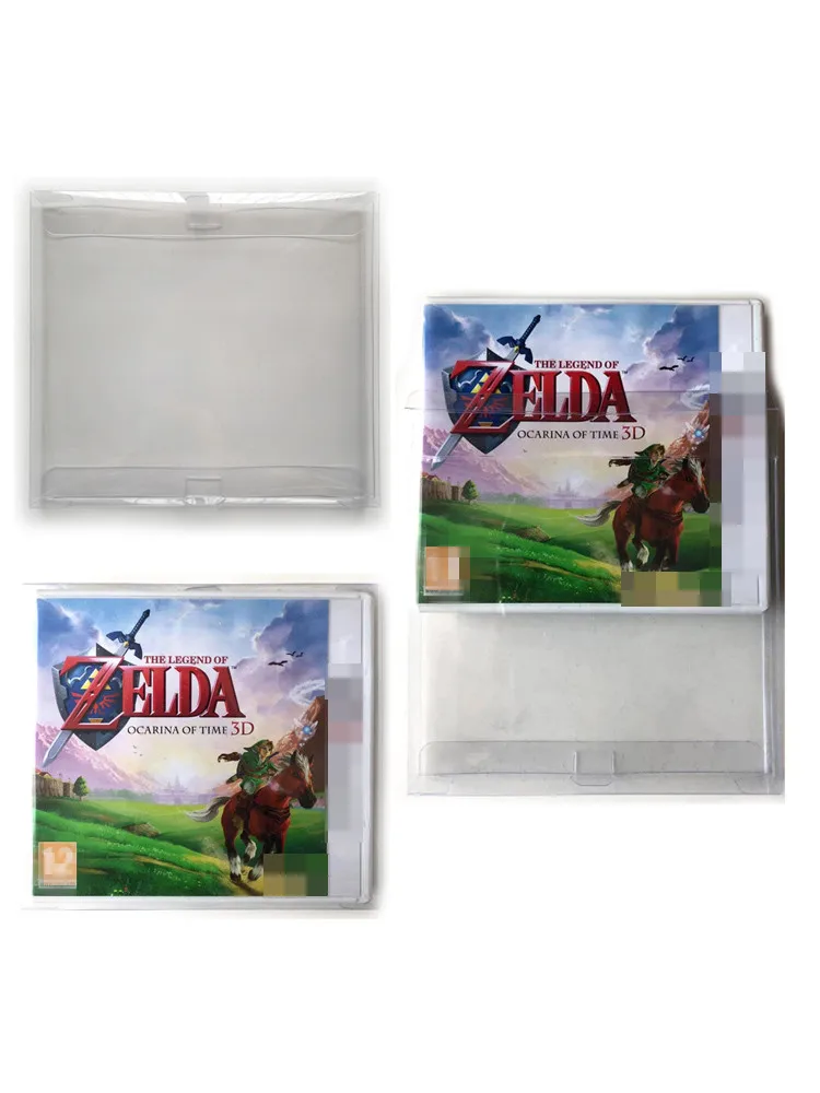 Защитная крышка коробки для 3DS 2DS (XL) NDS NTSC игр изготовленные на заказ прозрачные