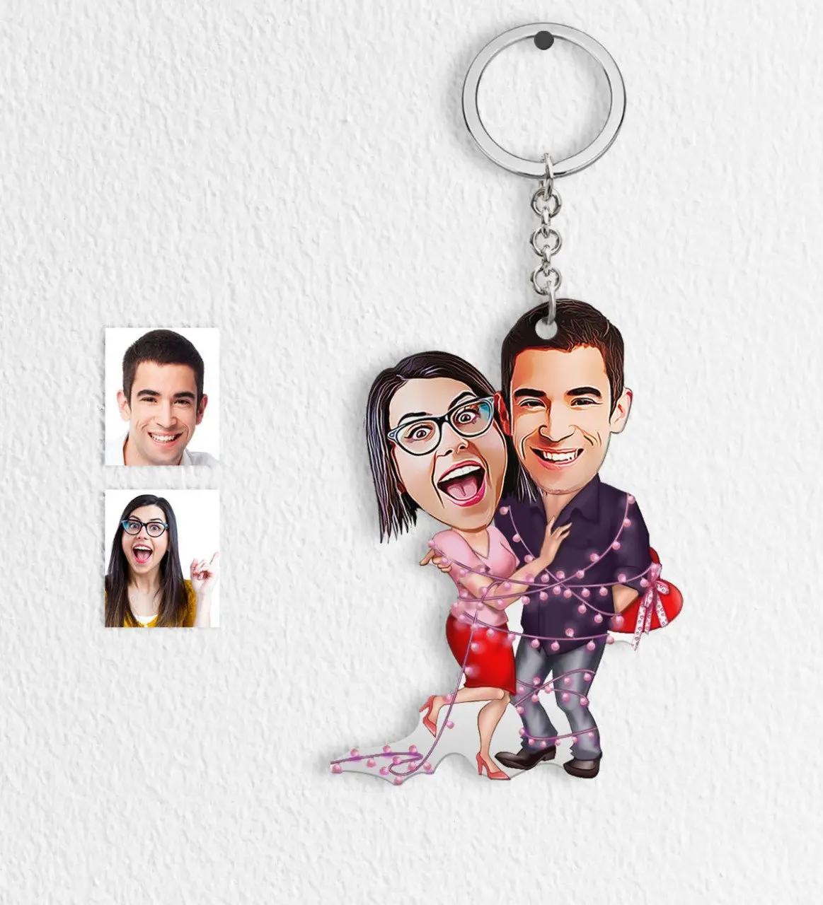 

Персонализированные на День святого Валентина с Keychain-2