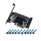 Переходная карта с 810 портами SATA 3,0 PCI-E, Карта контроллера PCIE SATA 3,0 на 6 внутренних адаптеров, конвертер PCI SATA, карта расширения