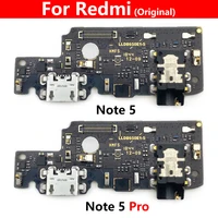100 original charging port for xiaomi redmi note 5 pro dock flex connector usb charger board spare parts