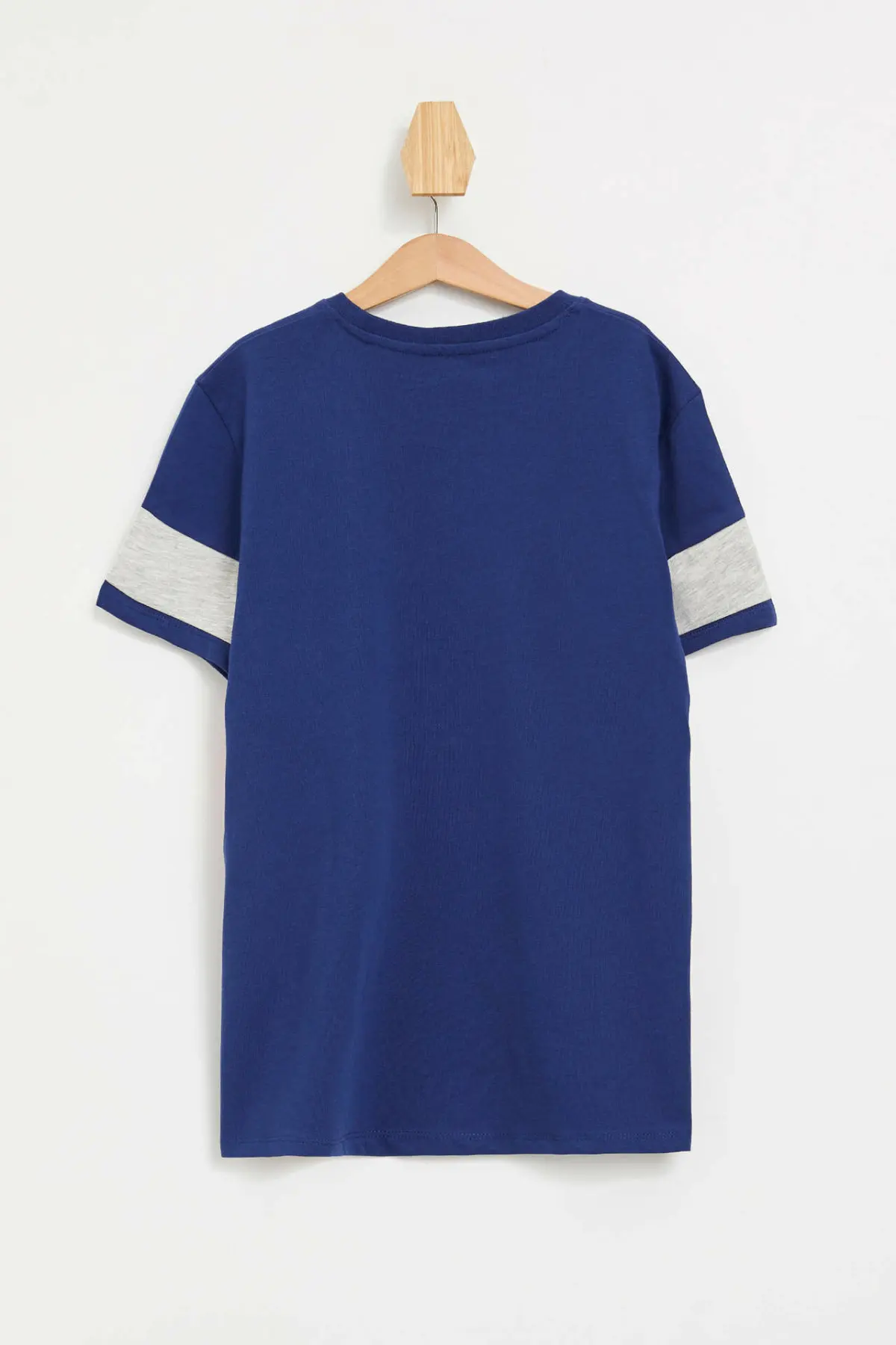 DeFacto/модная футболка с круглым вырезом и короткими рукавами для мальчиков