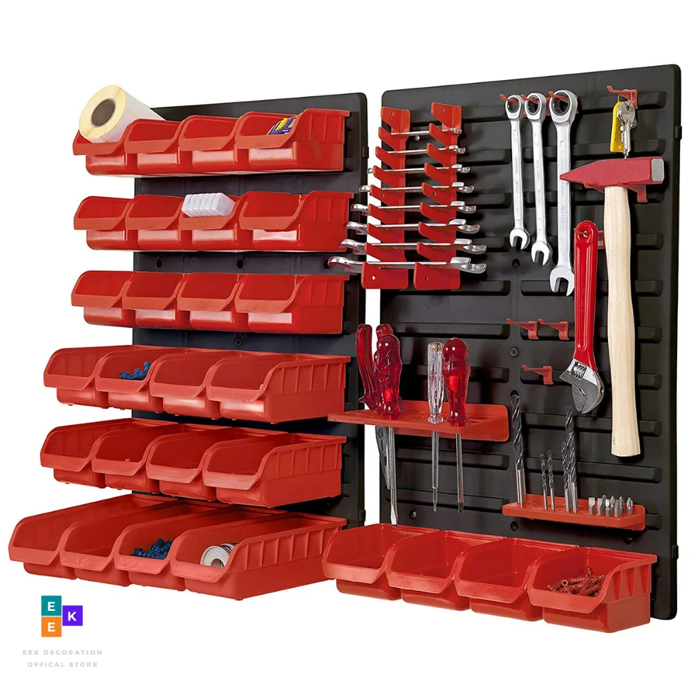 

Набор инструментов для настенной панели Black & Decker BDST73832-8 43, держатель для ключей, держатель для дрели, винтовая коробка, коробка для редактиро...