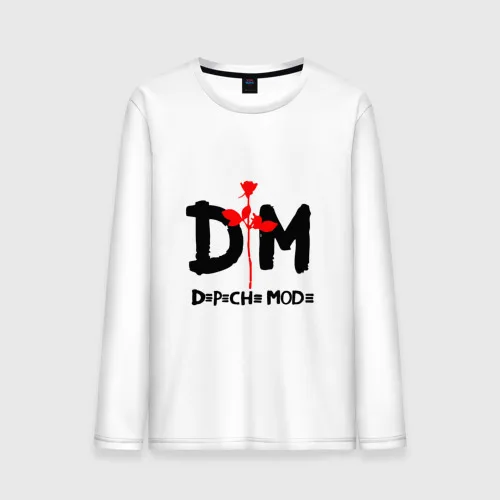 Мужской лонгслив хлопок Depeche Mode|Мужские толстовки и свитшоты| |
